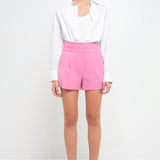 Waist Band Detail Shorts