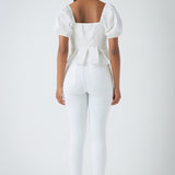 Corset Top with Pleats