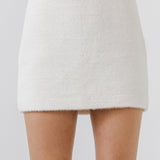 Chain-Trimmed Mini Skirt