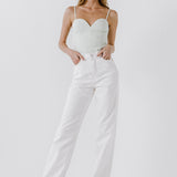 Deep V-Neck Bodysuit