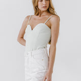 Deep V-Neck Bodysuit