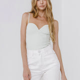 Deep V-Neck Bodysuit