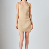 Fitted Knit Mini Dress