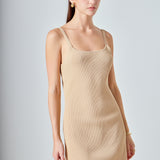 Fitted Knit Mini Dress