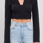 GREY LAB - Cropped Blazer - BLAZERS available at Objectrare