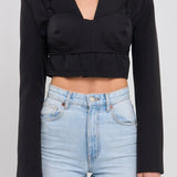 GREY LAB - Cropped Blazer - BLAZERS available at Objectrare