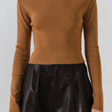 Shoulder Pad Knit Top
