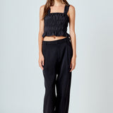 Smocked Ruffle Top