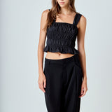 Smocked Ruffle Top