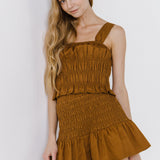 ENGLISH FACTORY - Smocked Ruffle Top - TOPS available at Objectrare