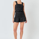 Smocked Shorts