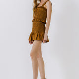 Smocked Shorts