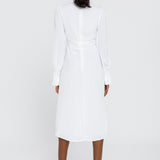 Twist Front Midi Dress