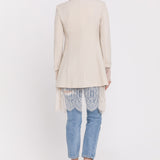 Lace Combo Blazer