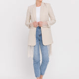 Lace Combo Blazer