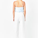 Satin Cowl Neck Top