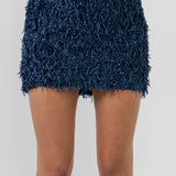 Fringed Mini Skirt