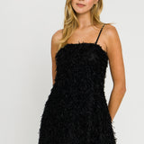 Fringed Flare Mini Dress