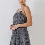 Fringed Flare Mini Dress