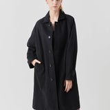 Reversible Check Long Coat