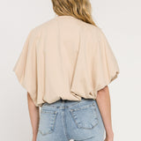 High-Low Cropped T-Shirt
