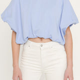 High-Low Cropped T-Shirt