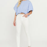 High-Low Cropped T-Shirt