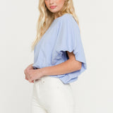 High-Low Cropped T-Shirt