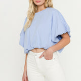 High-Low Cropped T-Shirt