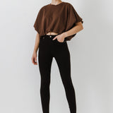 High-Low Cropped T-Shirt
