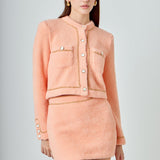 Chain-Trimmed Jacket