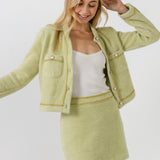 Chain-Trimmed Jacket