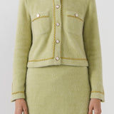 Chain-Trimmed Jacket