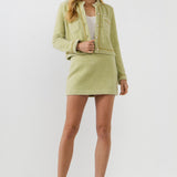 Chain-Trimmed Jacket