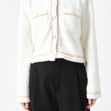 Chain-Trimmed Jacket