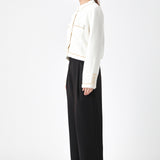 Chain-Trimmed Jacket