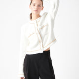 Chain-Trimmed Jacket