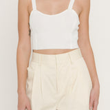 Cropped Knit Top