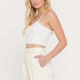 Cropped Knit Top