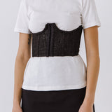 Corset Contrast T-shirt
