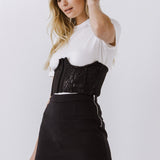 Corset Contrast T-shirt