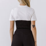 Corset Contrast T-shirt