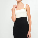 Color Block Mini Dress