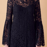 Bell Sleeve Lace Dress