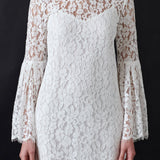 Bell Sleeve Lace Dress