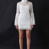 Bell Sleeve Lace Dress