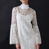 Bell Sleeve Lace Dress