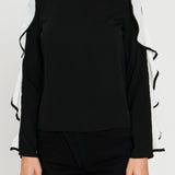 Cascading Ruffle Blouse