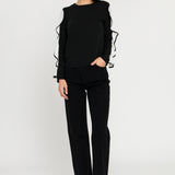 Cascading Ruffle Blouse