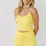 Knit Cami Crop Top